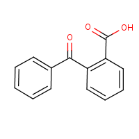 2-Benzoylbenzoic acid formula graphical representation