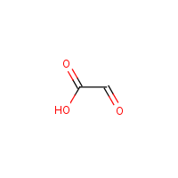 Glyoxylic acid formula graphical representation