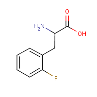 2-Fluorophenylalanine formula graphical representation