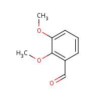 2,3-Dimethoxybenzaldehyde formula graphical representation