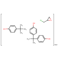 Phenol, 4-(1,1-dimethylethyl)-, polymer with 2-(chloromethyl)oxirane and 4,4'-(1-methylethylidene)bis(phenol) formula graphical representation