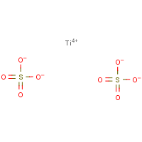 Titanium disulfate formula graphical representation