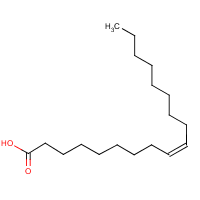 Oleic acid formula graphical representation