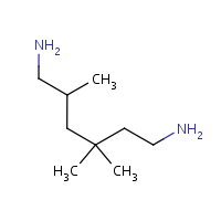 2,4,4-Trimethyl-1,6-hexanediamine formula graphical representation