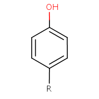 Phenol, 4-nonyl-, branched formula graphical representation