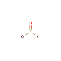 Thionyl bromide formula graphical representation