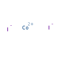 Cobaltous iodide formula graphical representation