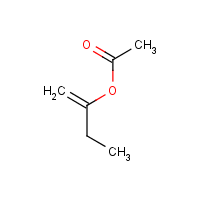 1-Ethylvinyl acetate formula graphical representation