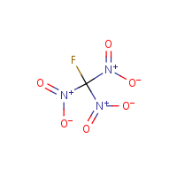 Fluorotrinitromethane formula graphical representation