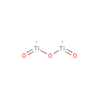 Dititanium trioxide formula graphical representation