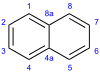 Naphthalene formula graphical representation
