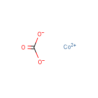 Cobaltous carbonate formula graphical representation