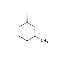3-Methylcyclohexanone formula graphical representation