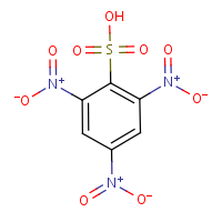 Trinitrobenzenesulfonic acid formula graphical representation