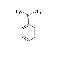 Dimethylaniline formula graphical representation