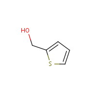 Thiophene-2-methanol formula graphical representation