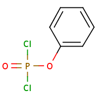Phenyl dichlorophosphate formula graphical representation