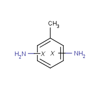 Diaminotoluene, mixed isomers formula graphical representation