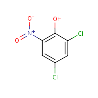 2,4-Dichloro-6-nitrophenol formula graphical representation