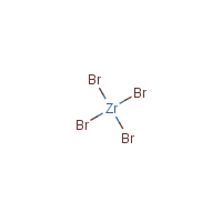 Zirconium bromide formula graphical representation