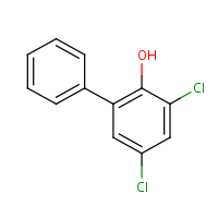 4,6-Dichloro-2-phenylphenol formula graphical representation