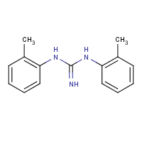 N,N'-Bis(2-methylphenyl)guanidine formula graphical representation