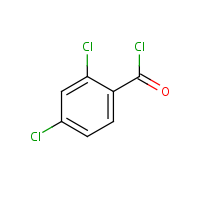 2,4-Dichlorobenzoyl chloride formula graphical representation