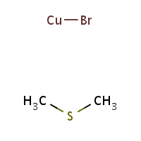Bromo(thiobis(methane))copper formula graphical representation