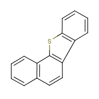 11-Thiabenzo(a)fluorene formula graphical representation