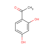 2,4-Dihydroxyacetophenone formula graphical representation