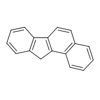 1,2-Benzofluorene formula graphical representation