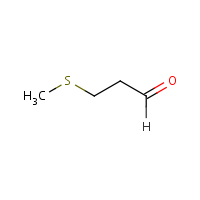 3-(Methylthio)propionaldehyde formula graphical representation