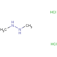 1,2-Dimethylhydrazine dihydrochloride formula graphical representation