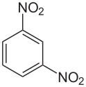 m-Dinitrobenzene formula graphical representation
