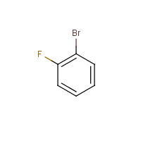 1-Bromo-2-fluorobenzene formula graphical representation