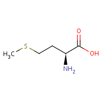Methionine formula graphical representation
