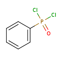 Phenylphosphonic dichloride formula graphical representation