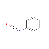 Phenyl isocyanate formula graphical representation