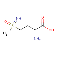 Methionine sulfoximine formula graphical representation