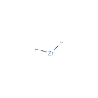 Zirconium hydride formula graphical representation