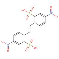 4,4'-Dinitro-2,2'-stilbenedisulfonic acid formula graphical representation