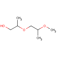 Dipropylene glycol methyl ether formula graphical representation