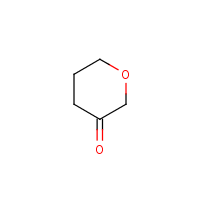 2H-Pyran-3(4H)-one, dihydro- formula graphical representation