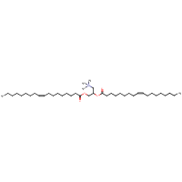 1,2-Dioleoyloxy-3-(trimethylammonium)propane formula graphical representation