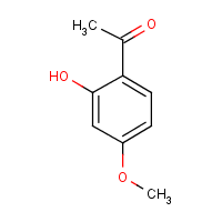 2'-Hydroxy-4'-methoxyacetophenone formula graphical representation