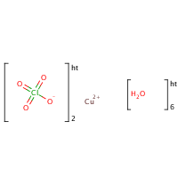 Cupric perchlorate hexahydrate formula graphical representation