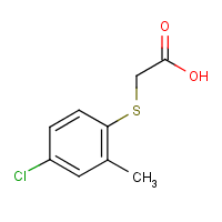 4-Chloro-o-tolylthioacetic acid formula graphical representation