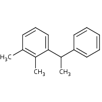(1-Phenylethyl)xylene formula graphical representation