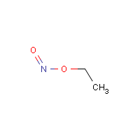 Ethyl nitrite formula graphical representation