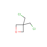 Oxetane, 3,3-bis(chloromethyl)- formula graphical representation